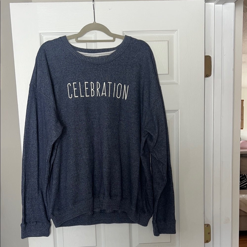 Blue Celebration Sweater